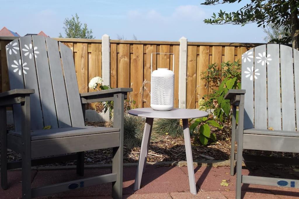 Modern En Sfeervol Appartement Aan Zee Met Airco 佐特兰德 外观 照片